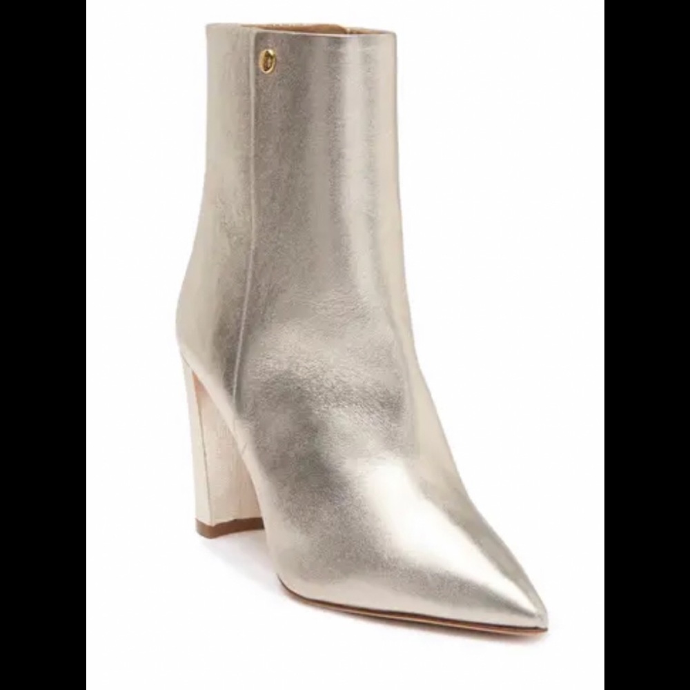 Tory Burch Penelope Metallic Leather Boots